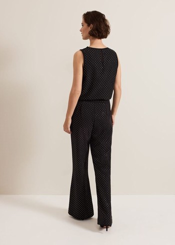 Phase Eight Samantha Hotfix Tailored Trousers Black Canada | XNGVOJ-538